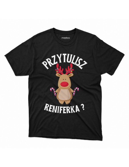 KOSZULKA MĘSKA Przytulisz reniferka