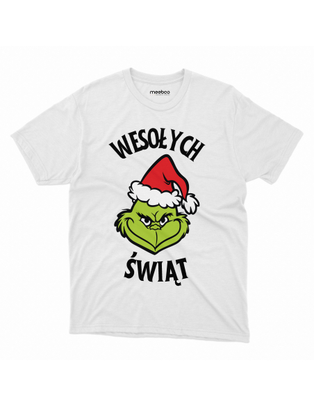 KOSZULKA MĘSKA Grinch - Wesołych świąt