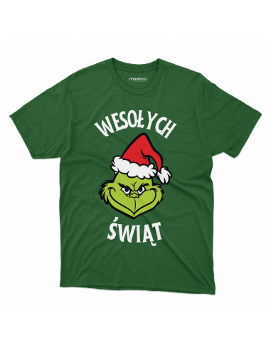 KOSZULKA MĘSKA Grinch - Wesołych świąt