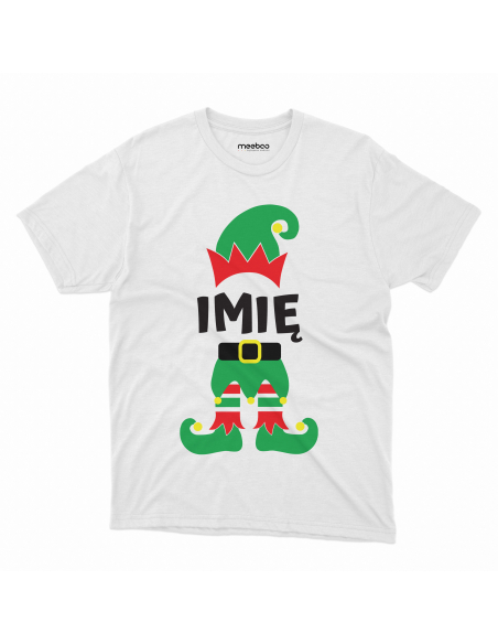 KOSZULKA MĘSKA Elf + Twoje imię