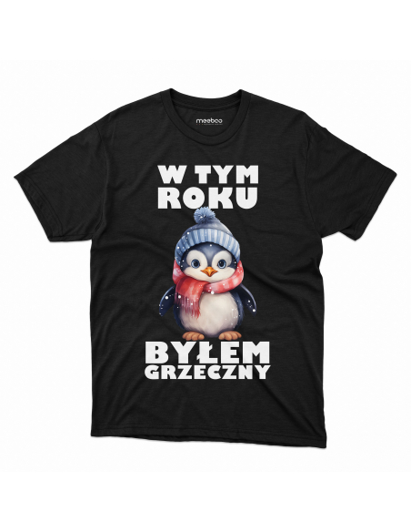 KOSZULKA MĘSKA W tym roku byłem grzeczny