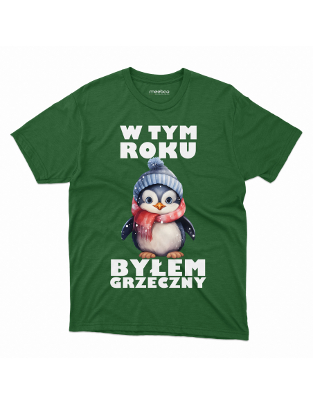 KOSZULKA MĘSKA W tym roku byłem grzeczny