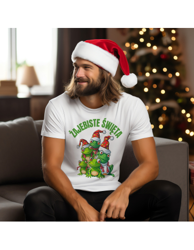KOSZULKA MĘSKA Żajebiste święta