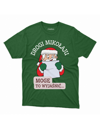 KOSZULKA MĘSKA Drogi mikołaju, mogę...