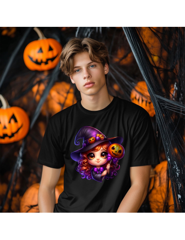 Koszulka DZIECIĘCA Halloween wiedźma...