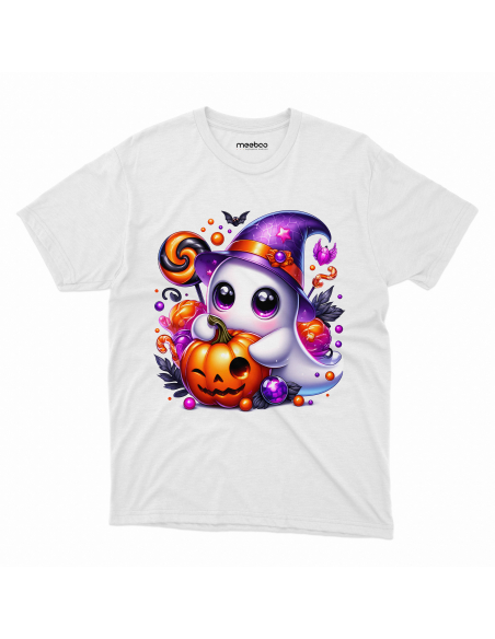 Koszulka DZIECIĘCA Halloween duszek z dynią