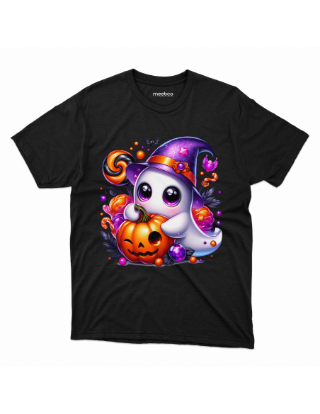 Koszulka DZIECIĘCA Halloween duszek z dynią