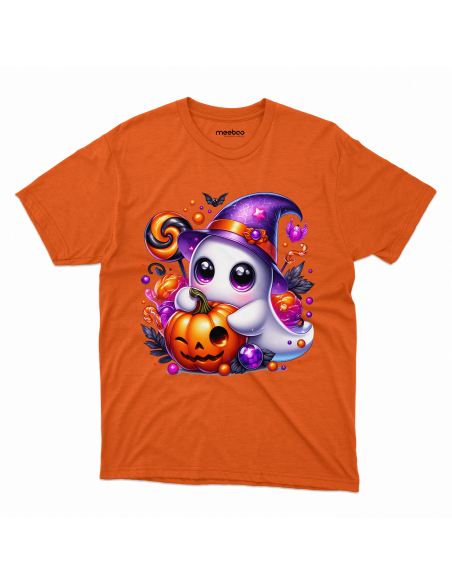 Koszulka DZIECIĘCA Halloween duszek z dynią