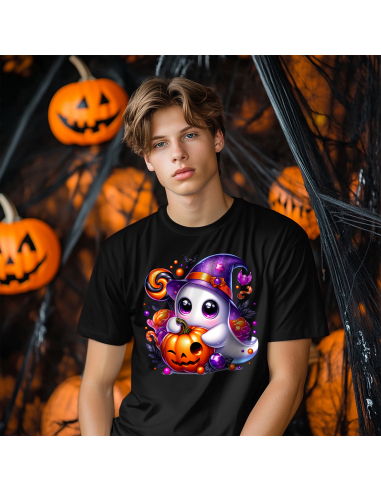 Koszulka DZIECIĘCA Halloween duszek z...