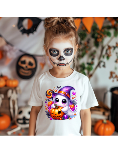 Koszulka DZIECIĘCA Halloween duszek z...