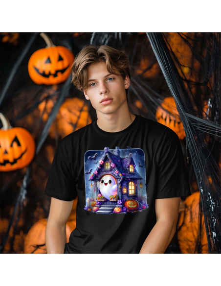 Koszulka DZIECIĘCA Halloween duszek w domu