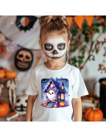Koszulka DZIECIĘCA Halloween duszek w domu