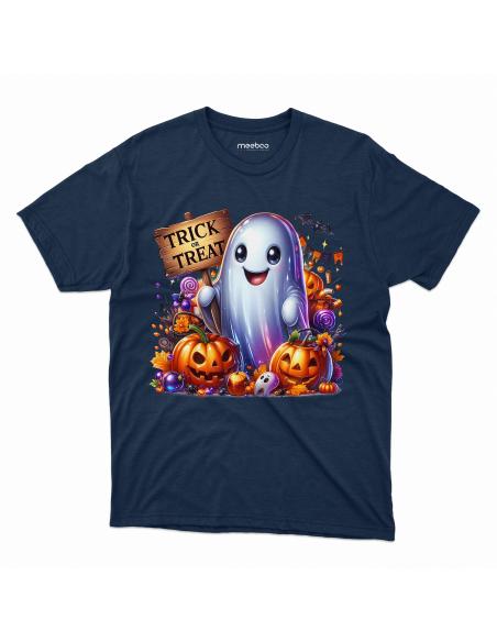 Koszulka DZIECIĘCA Halloween duszek cukierek albo psikus