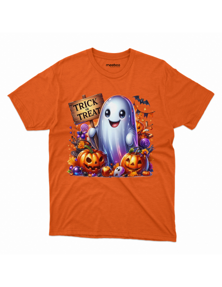 Koszulka DZIECIĘCA Halloween duszek cukierek albo psikus