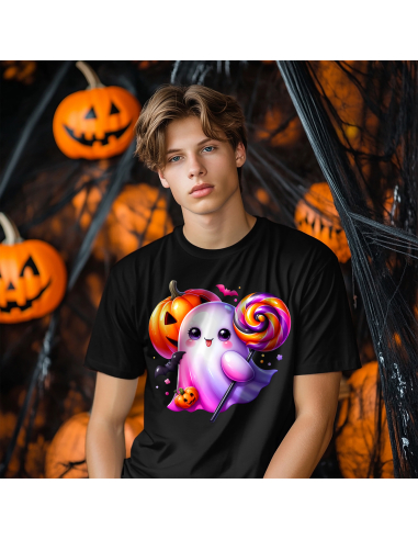 Koszulka DZIECIĘCA Halloween duszek z...