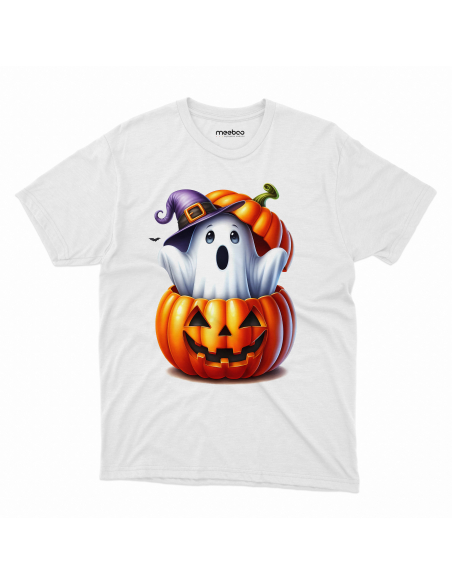 Koszulka DZIECIĘCA Halloween duszek w dyni