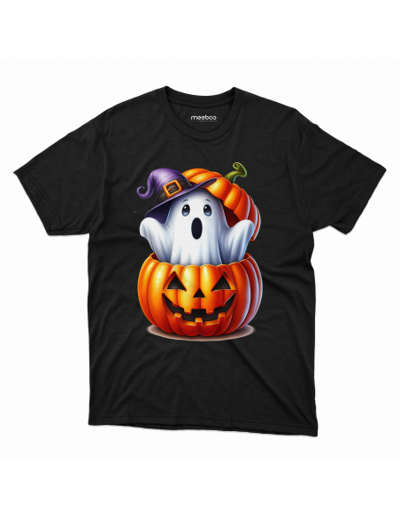 Koszulka DZIECIĘCA Halloween duszek w dyni