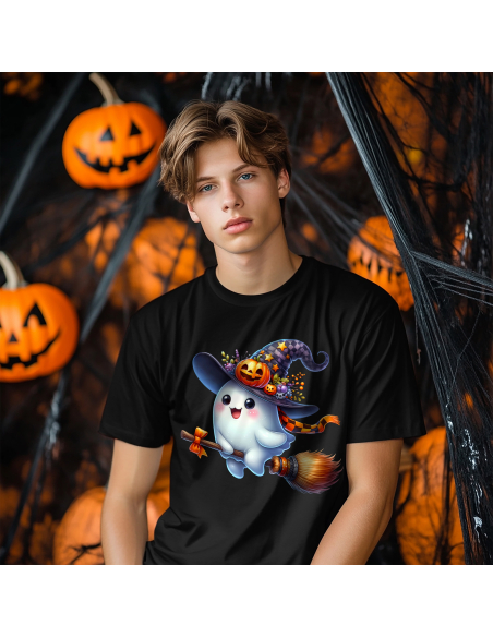 Koszulka DZIECIĘCA Halloween duszek czarownica