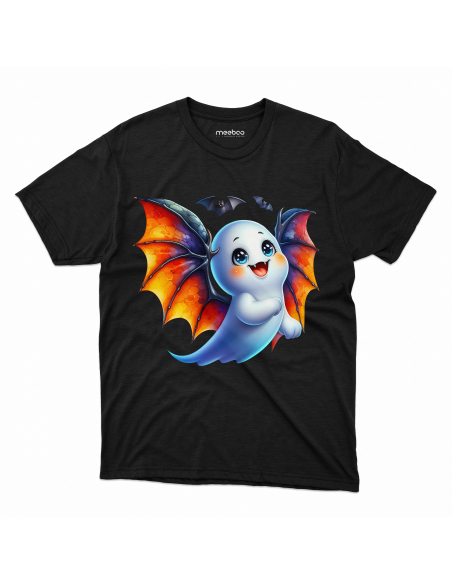 Koszulka DZIECIĘCA Halloween duszek nietoperz