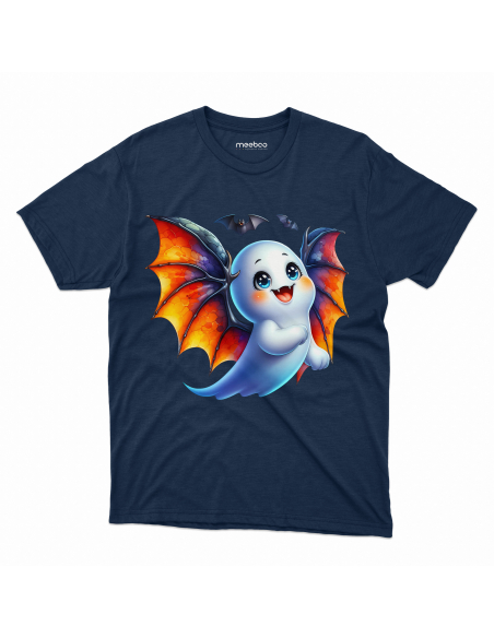 Koszulka DZIECIĘCA Halloween duszek nietoperz