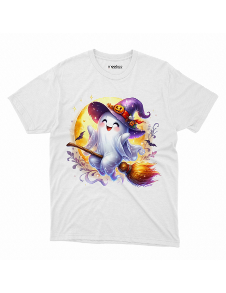 Koszulka DZIECIĘCA Halloween duszek z księżycem