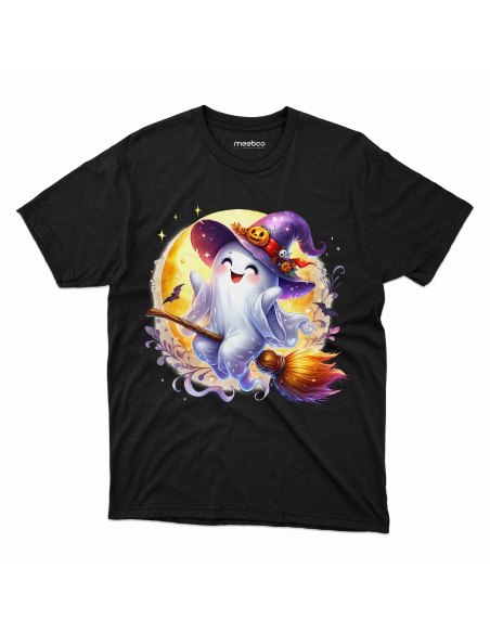 Koszulka DZIECIĘCA Halloween duszek z księżycem