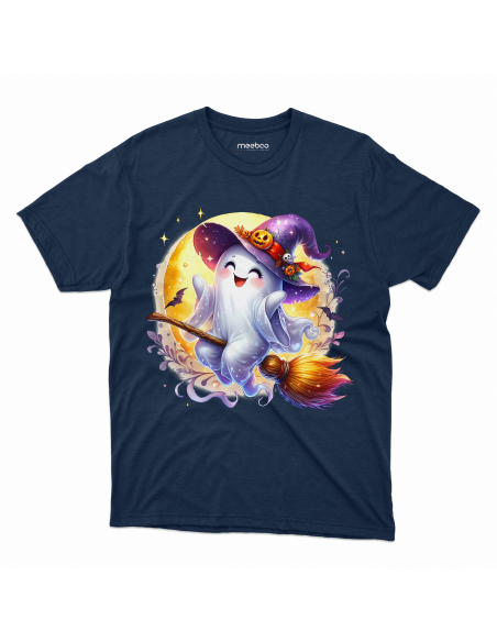 Koszulka DZIECIĘCA Halloween duszek z księżycem