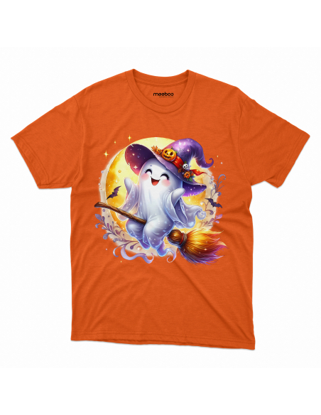 Koszulka DZIECIĘCA Halloween duszek z księżycem