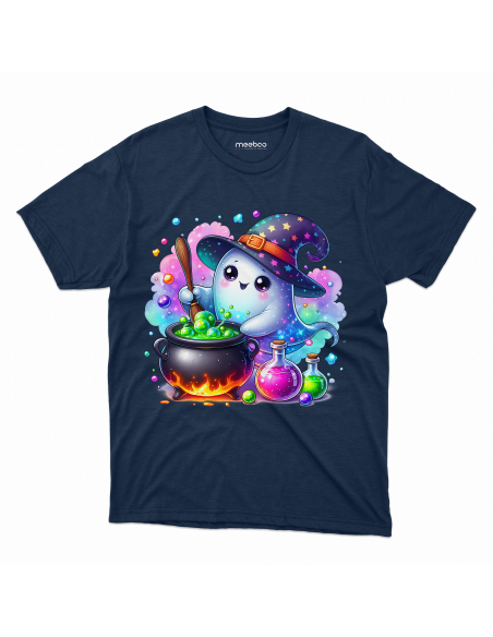 Koszulka DZIECIĘCA Halloween duszek gotujący mikstury