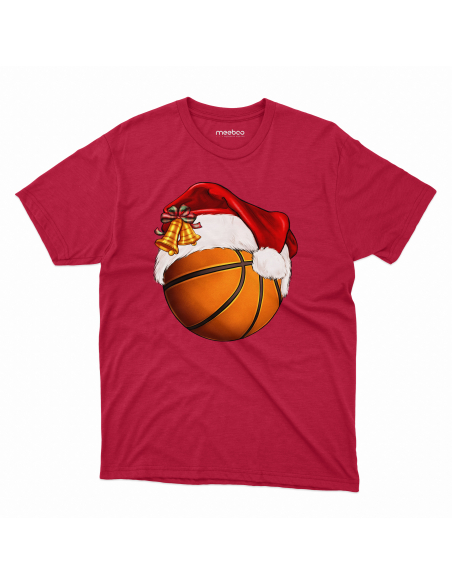 KOSZULKA MĘSKA Świąteczna piłka do koszykówki