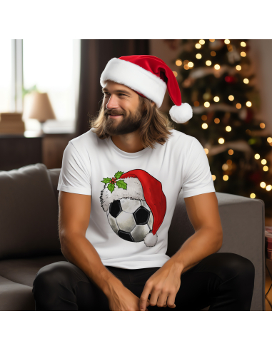KOSZULKA MĘSKA Świąteczna piłka do nogi