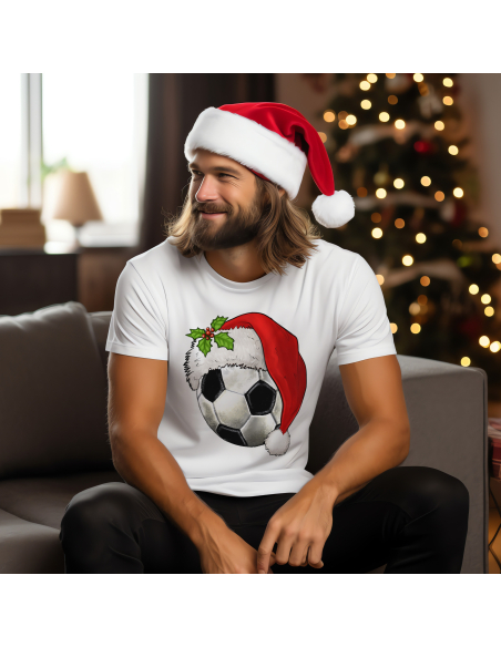 KOSZULKA MĘSKA Świąteczna piłka do nogi