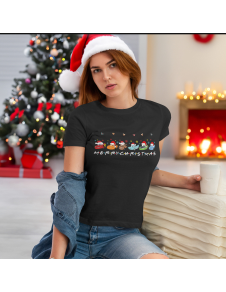 KOSZULKA DAMSKA Merry Christmas Auta