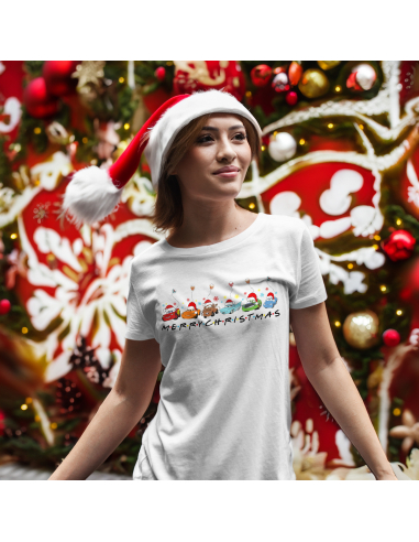 KOSZULKA DAMSKA Merry Christmas Auta