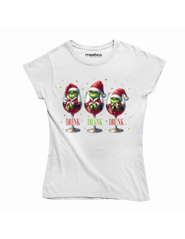 KOSZULKA DAMSKA Grinch drink drank drunk