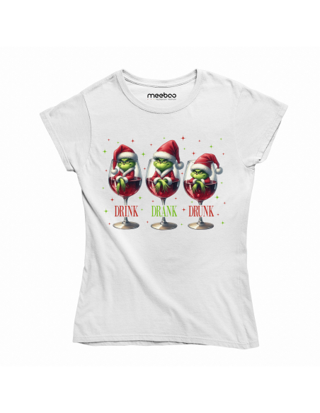 KOSZULKA DAMSKA Grinch drink drank drunk