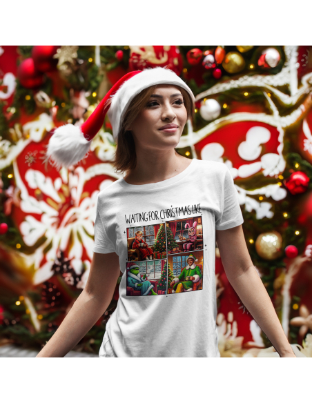 KOSZULKA DAMSKA Waiting for Christmas like