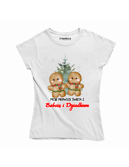 KOSZULKA DAMSKA Moje pierwsze święta z babcią i dziadkiem