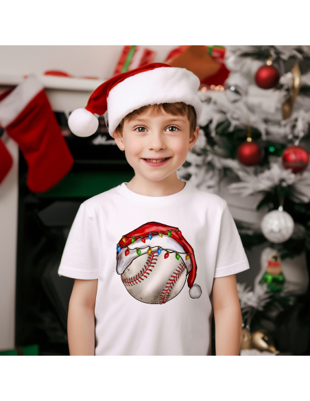 KOSZULKA DZIECIĘCA Świąteczna piłka do baseballu