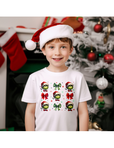 KOSZULKA DZIECIĘCA Grinch i wstążki
