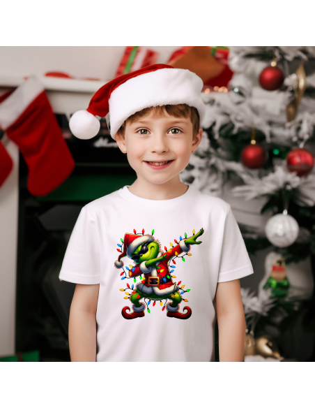 KOSZULKA DZIECIĘCA Grinch dab