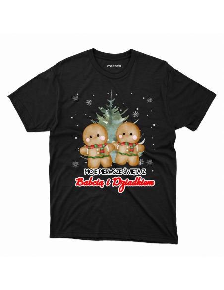 KOSZULKA DZIECIĘCA Moje pierwsze święta z babcią i dziadkiem