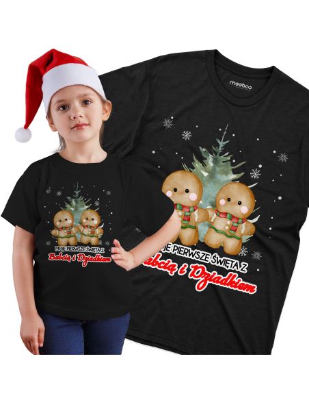 KOSZULKA DZIECIĘCA Moje pierwsze święta z babcią i dziadkiem