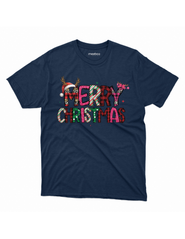 KOSZULKA MĘSKA Napis Merry Christmas