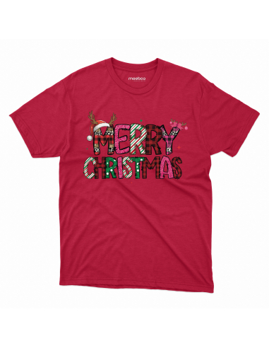 KOSZULKA MĘSKA Napis Merry Christmas