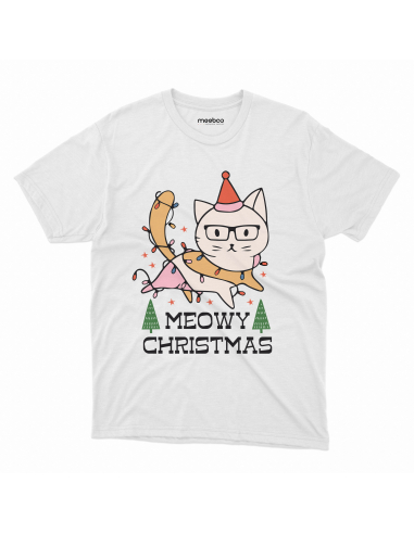 KOSZULKA MĘSKA Meowy Christmas