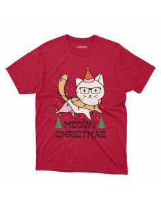 KOSZULKA MĘSKA Meowy Christmas 2