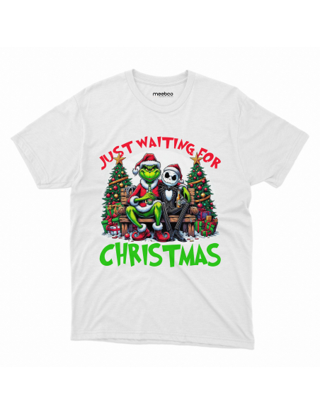 KOSZULKA MĘSKA Grinch just waiting for Christmas