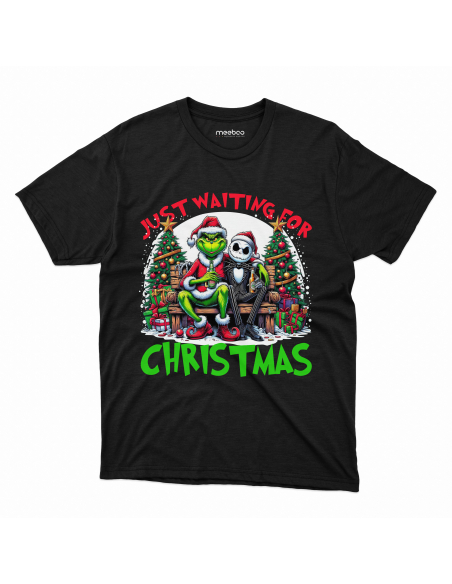 KOSZULKA MĘSKA Grinch just waiting for Christmas