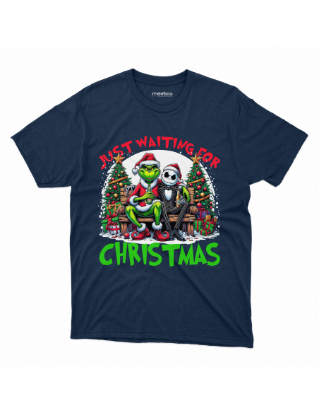 KOSZULKA MĘSKA Grinch just waiting for Christmas